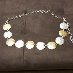 Gold and silver belt